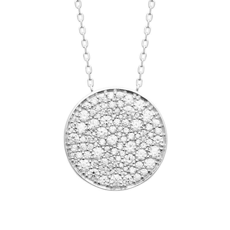Medallion - Necklace - Silver