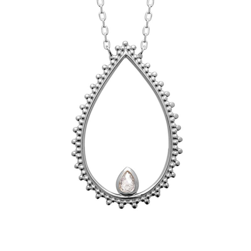 Drop - Necklace - Silver