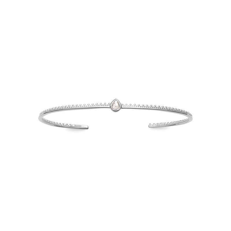 Bangle - Dotted - Silver