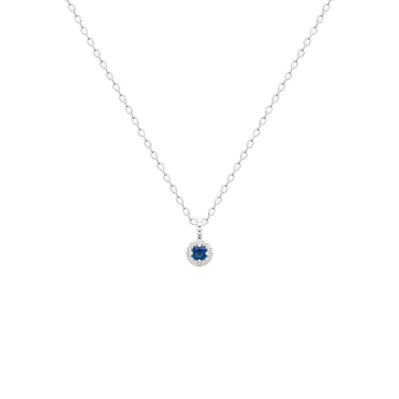 Locket - Blue - Silver - Necklace