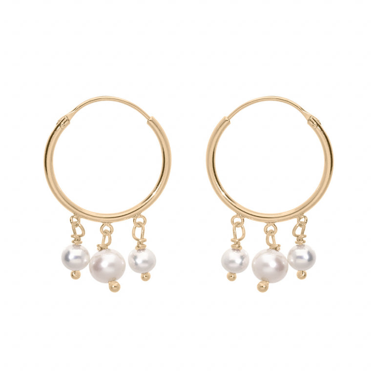 Boucles d’Oreilles Pampille – Argent Doré à l’Or Fin | Azuline