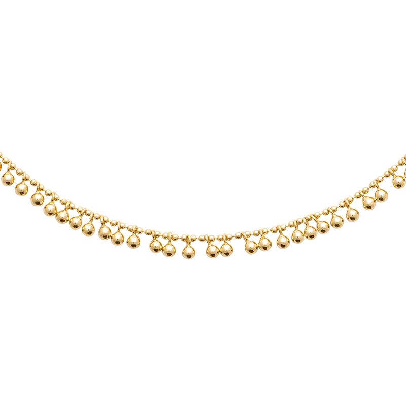 Anhänger – Halskette – vergoldet