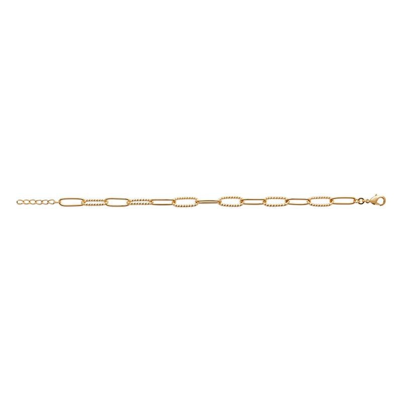 Link - Bracelet - Gold Plated