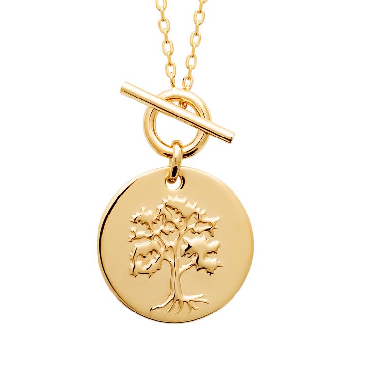 Baum des Lebens – Halskette – vergoldet