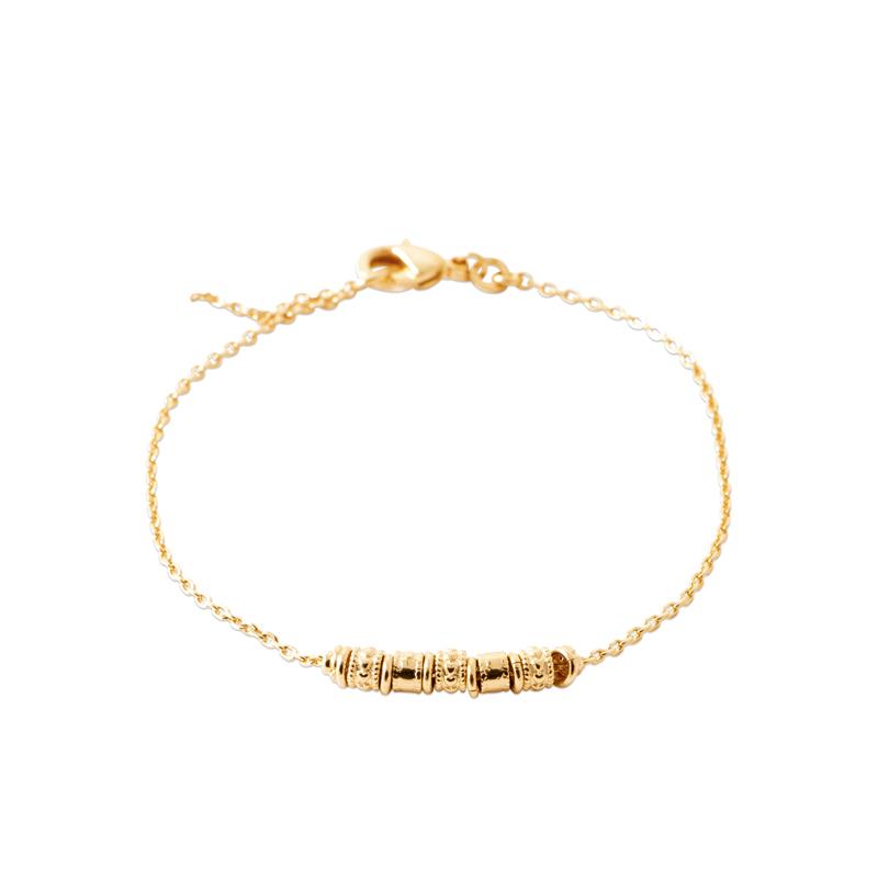 Hypnotique - Cylinder - Bracelet - Gold Plated