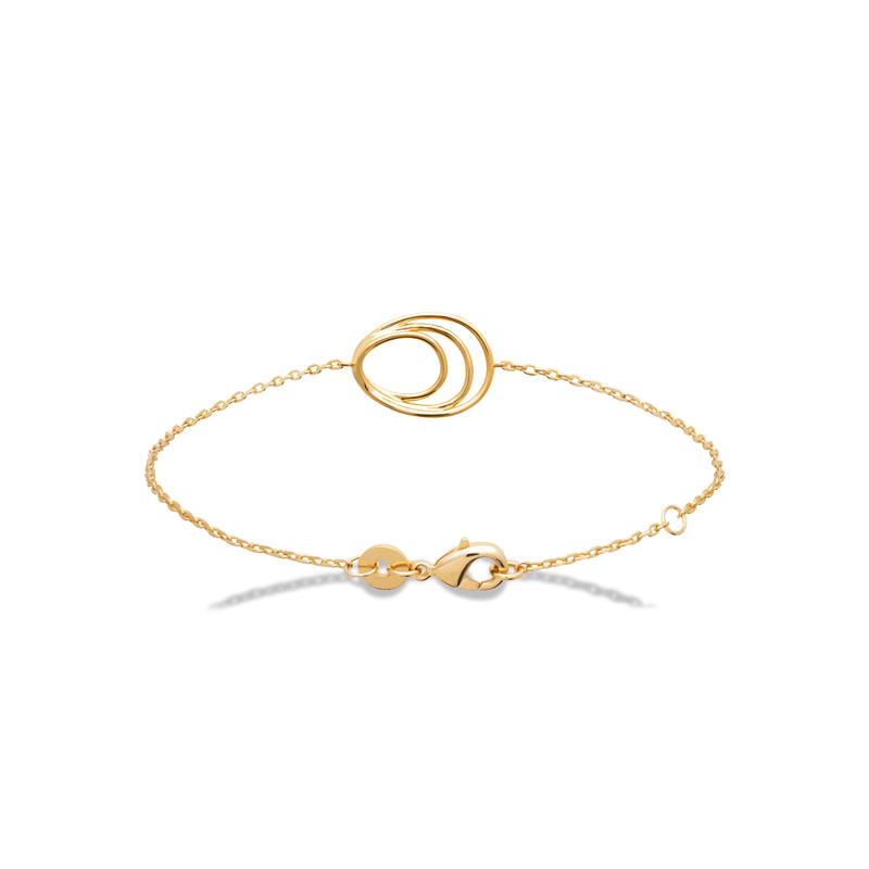 Oval - Bracelet - Gold Plated