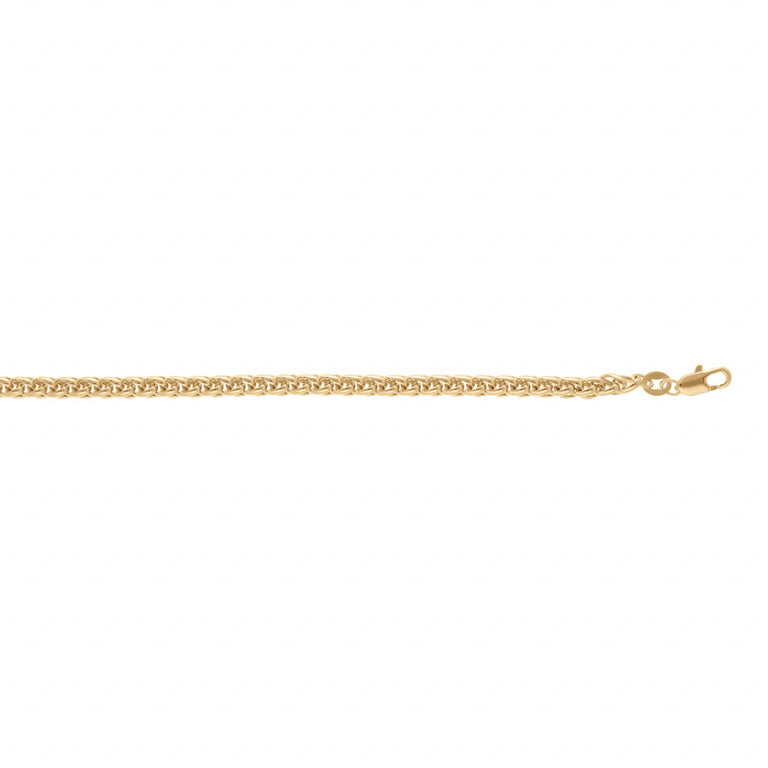 Collier Maille Palmier – Plaqué Or | Azuline vue 2
