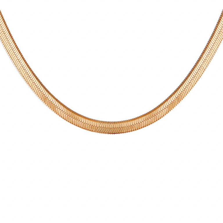 Κολιέ Mirror Mesh – Ασημένιο επιχρυσωμένο με λεπτό χρυσό | Azulin