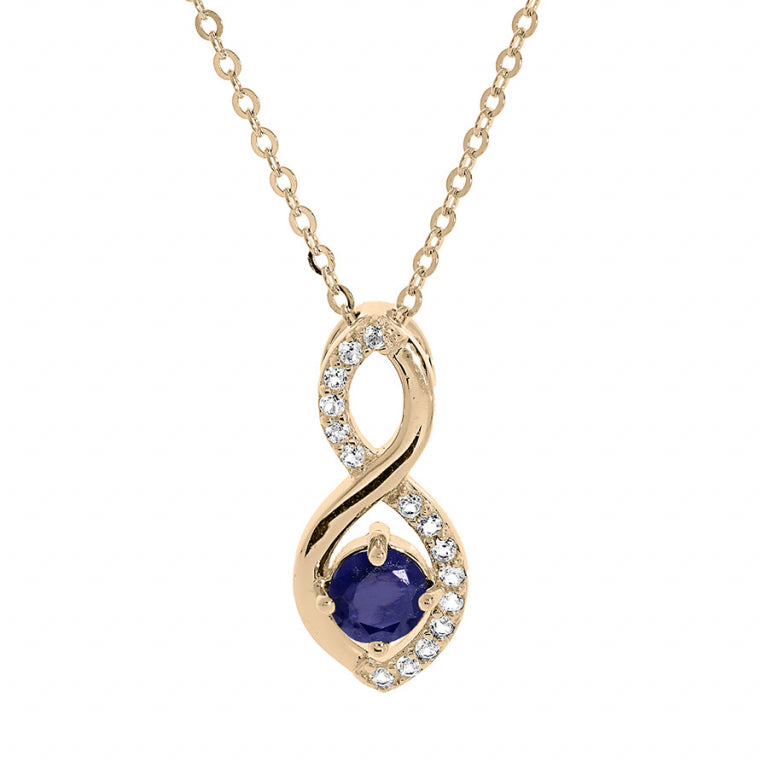Infinity Necklace – Gullbelagt | Azulin