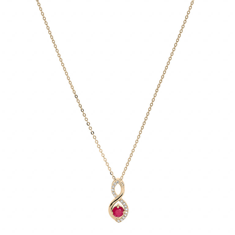 Infinity Necklace – Gold Plated | Azuline view 2