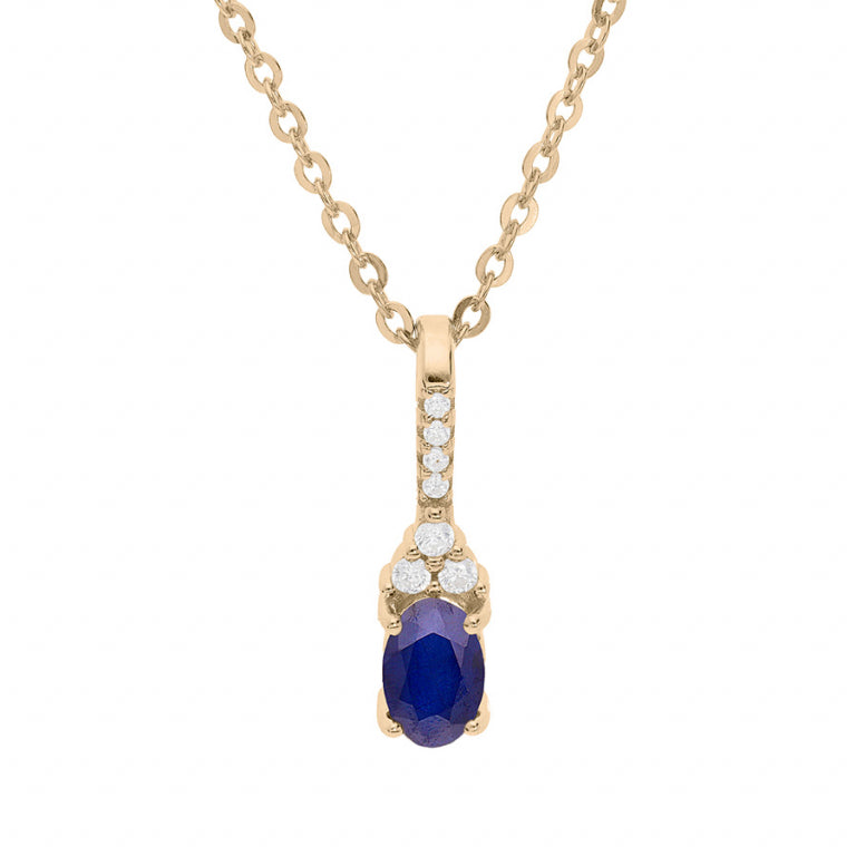 Pendant Necklace – Silver Gilded with Fine Gold | Azuline