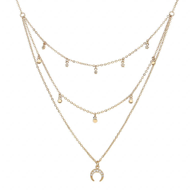 Collier Pampille – Argent Doré à l’Or Fin | Azuline