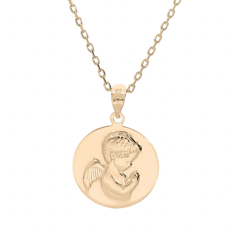 Medal Necklace – Silver Gilded with Fine Gold | Azuline