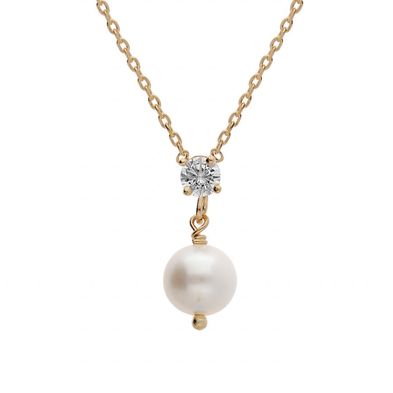 Rondell-Halskette – Silber vergoldet mit Feingold | Azuline