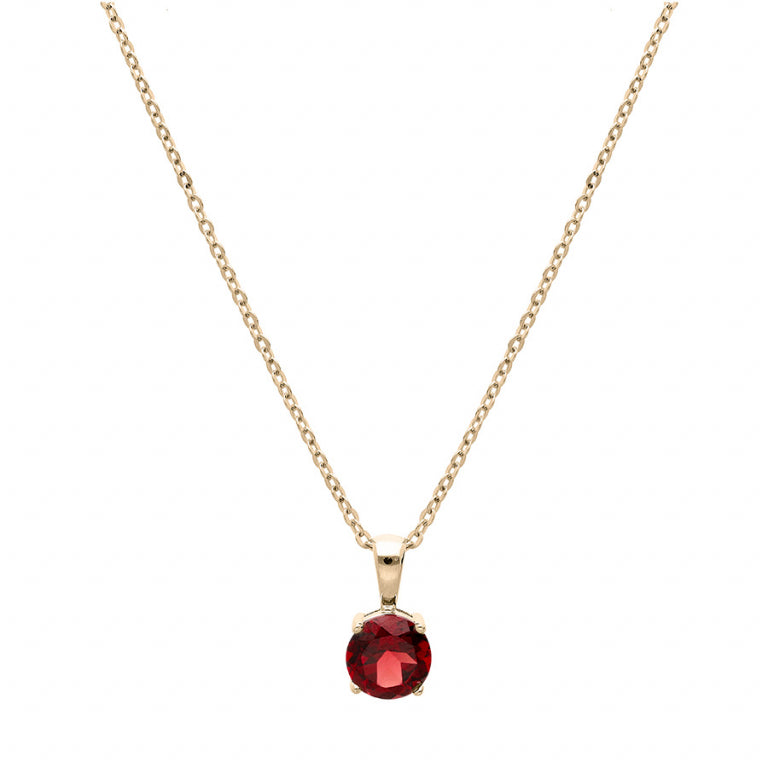 Collier Pierre – Plaqué Or | Azuline vue 2