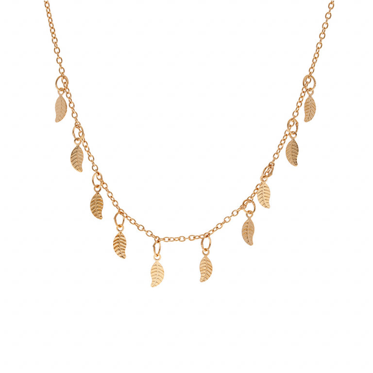 Tassel Necklace – Silver Gilded with Fine Gold | Azuline view 2