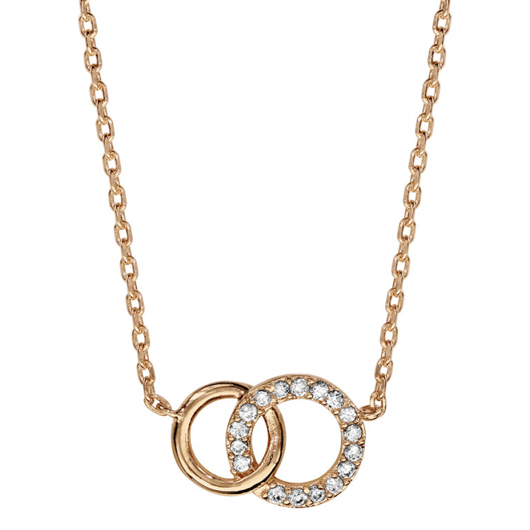 Circle Necklace – Gold Plated | Azuline view 2