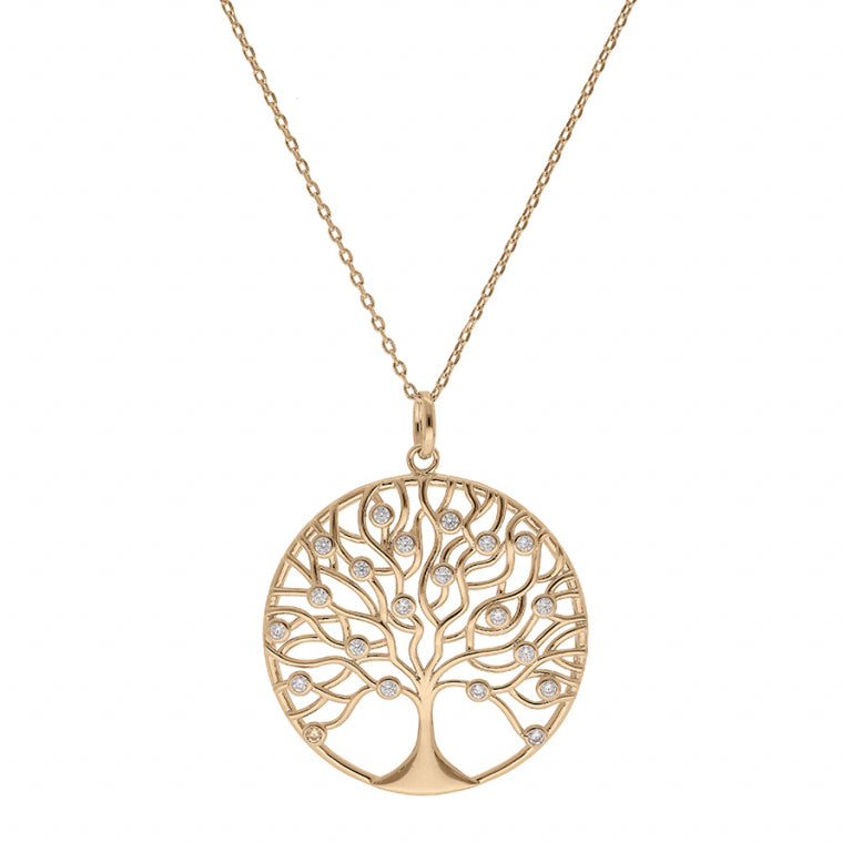 Tree of Life Necklace – Gold Plated | Azuline view 2