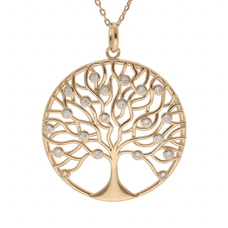 Tree of Life Necklace – Gold Plated | Azuline