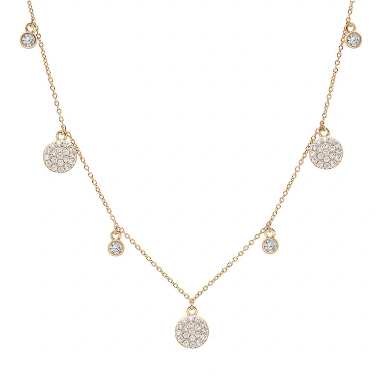 Tassel Necklace – Silver Gilded with Fine Gold | Azuline view 2