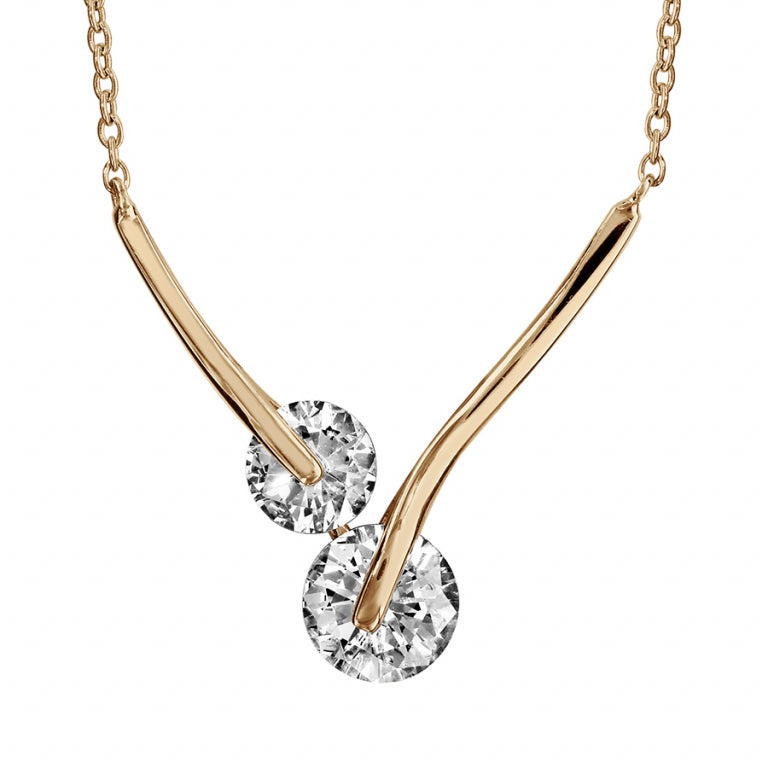 Collier Pendante – Argent Doré à l’Or Fin | Azuline