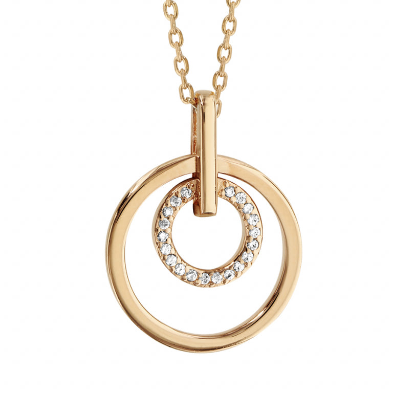 Circle Necklace – Gold Plated | Azuline