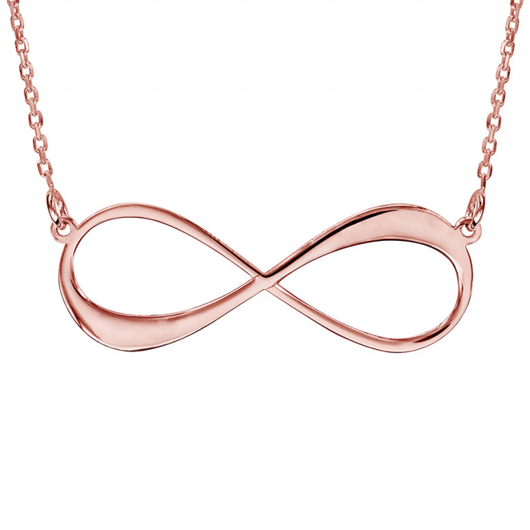Κολιέ Infinity Shape – Ασημένιο επιχρυσωμένο με λεπτό χρυσό | Azulin