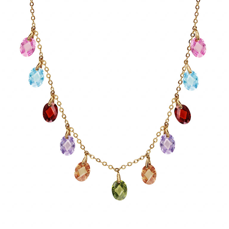 Collier Pampille – Argent Doré à l’Or Fin | Azuline