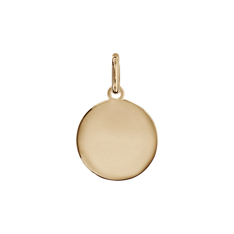 Round Pendant – Silver Gilded with Fine Gold | Azuline