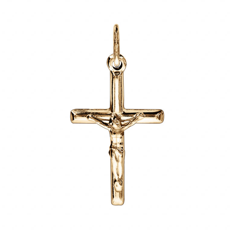 Cross Pendant – Silver Gilded with Fine Gold | Azuline