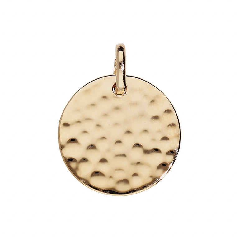 Hanger van gehamerd pastille – verguld | Azulin