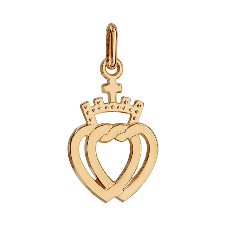 Pendentif mode symbole Vendée en Plaqué Or finition polie