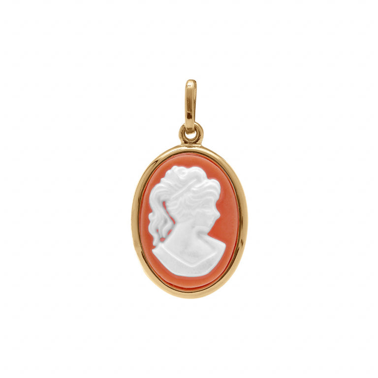 Pandantiv oval – placat cu aur | Azulin