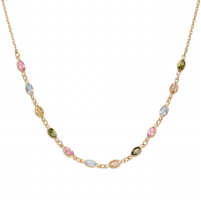 Colar Oval – Banhado a Ouro | Azuline ver 2