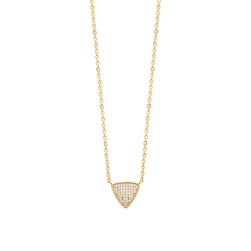 Triangle - Collier - Plaqué Or