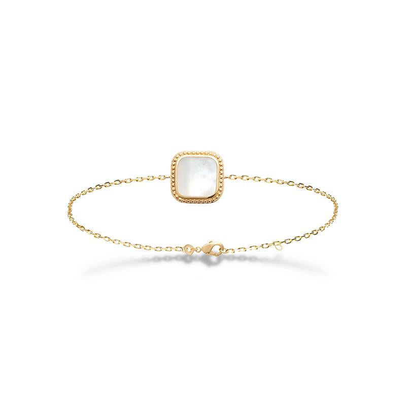 Mother of Pearl - Bracelet - Gold Plated