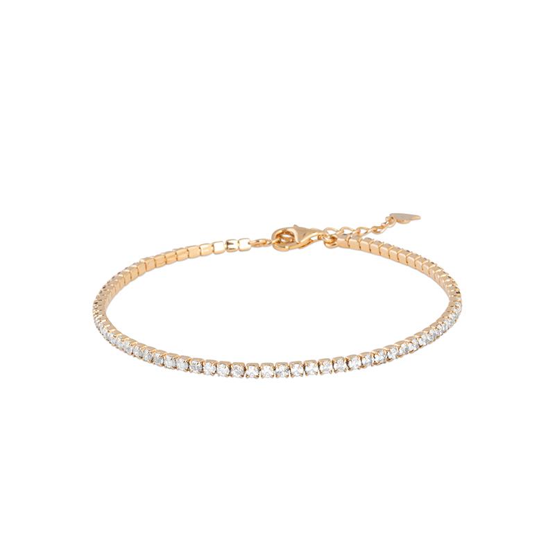 Tennis - Bracelet - Gold Plated