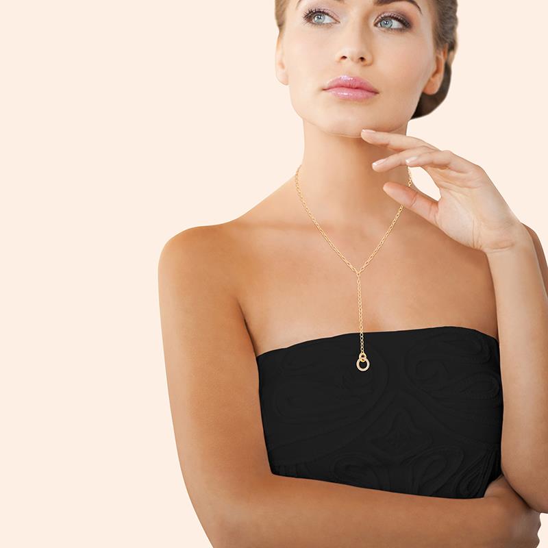 Tie - Necklace - Gold Plated