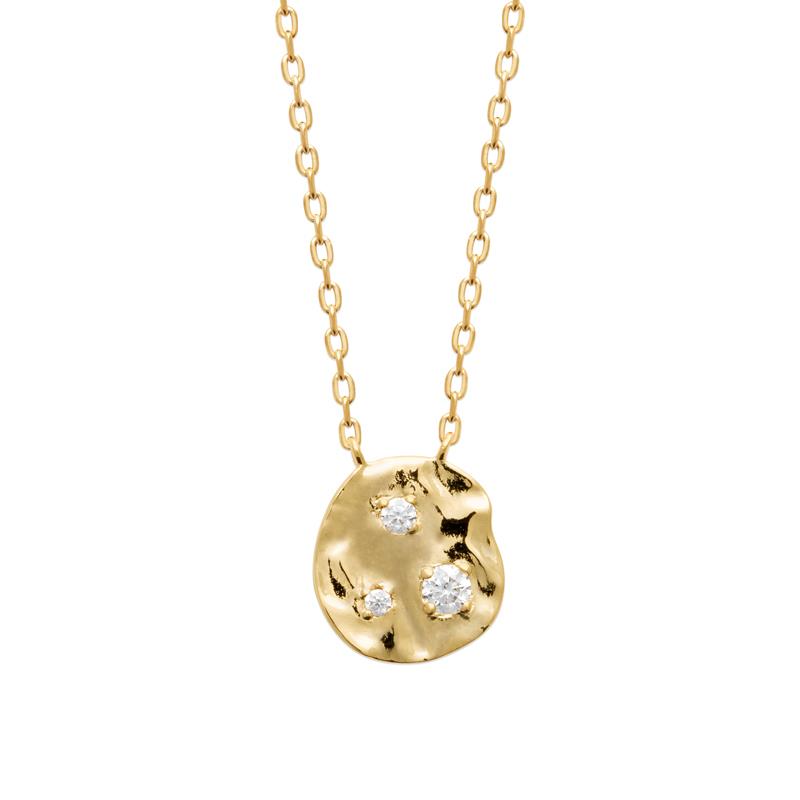 Hypnotique - Zirconia - Necklace - Gold Plated