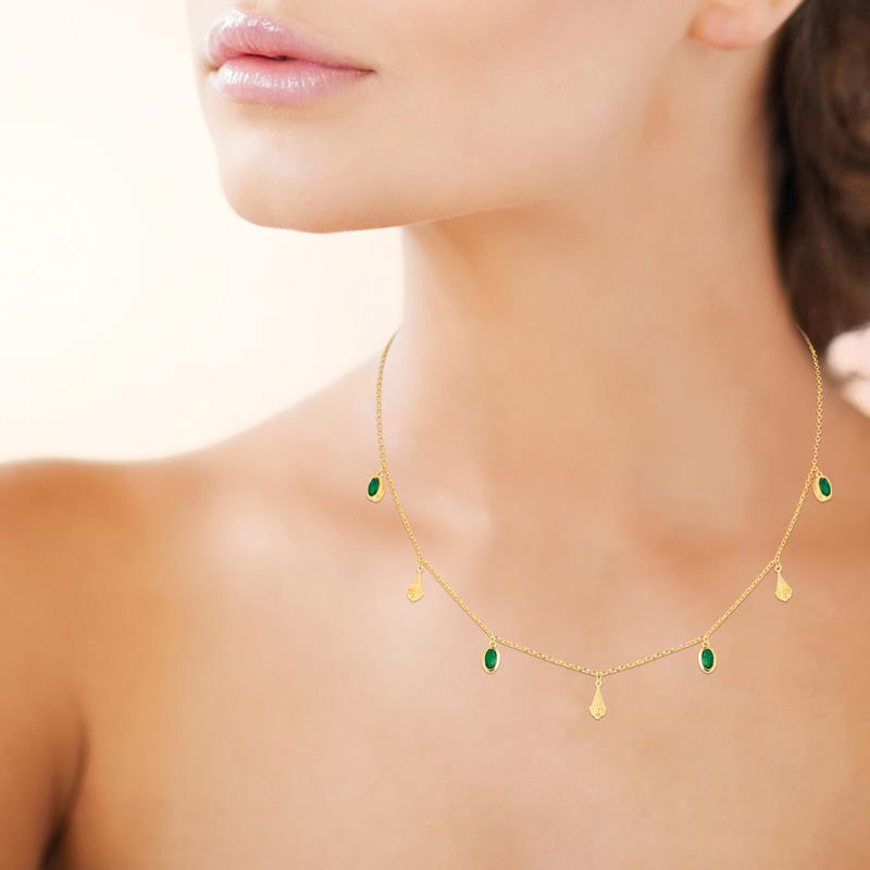 Charm – Halskette – vergoldet