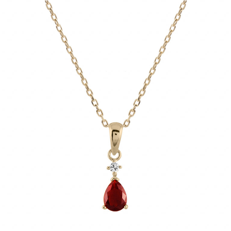 Collier Goutte – Plaqué Or | Azuline vue 2