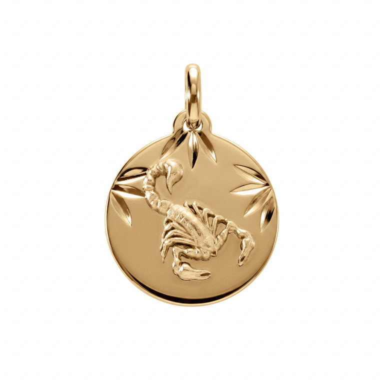 Pendentif mode scorpion diamanté en Plaqué Or