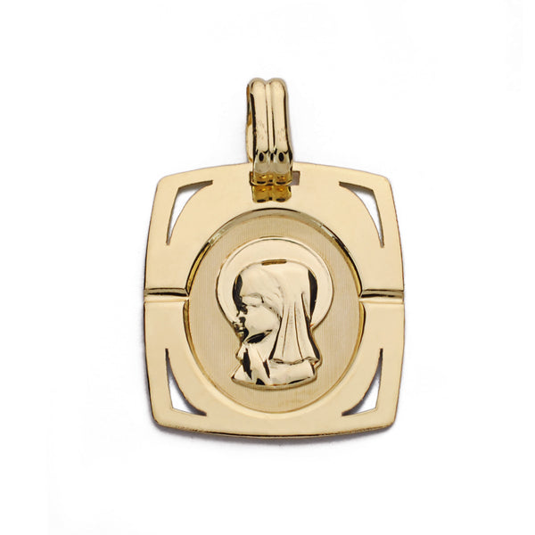 Virgin Girl Medal 9K 20X17 mm