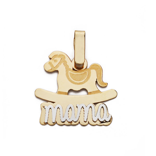 9K gouden mama-hanger