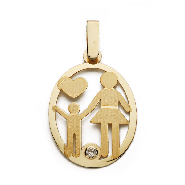 9K gouden mama-hanger