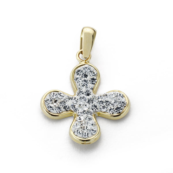9K Pendentif Zircon en Or