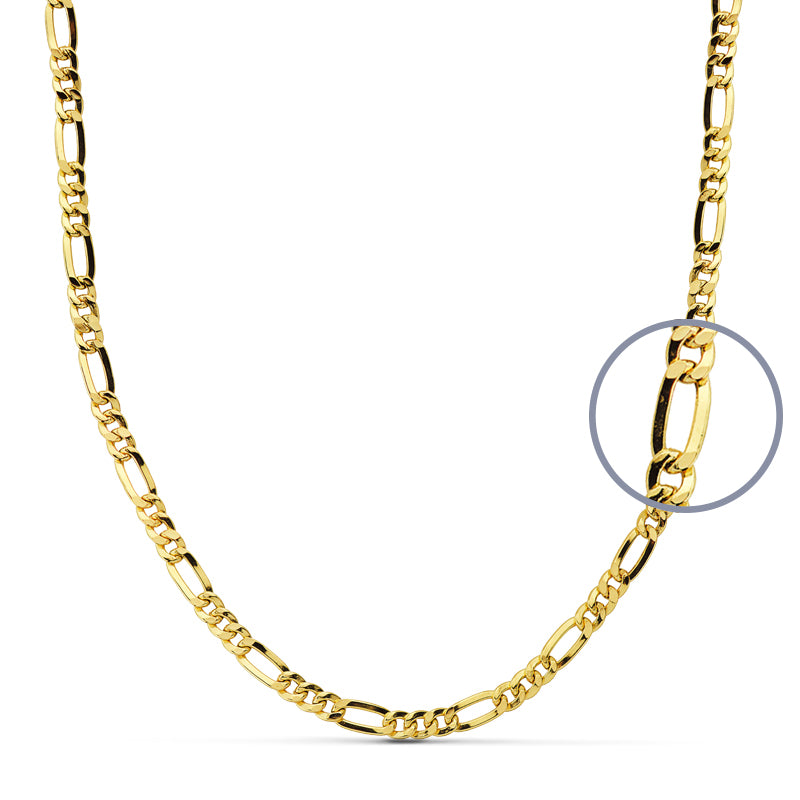 Cartier 3X1 Hollow 9K Guld Guld Kedja Bredd: 3 mm Längd: 50 Cm