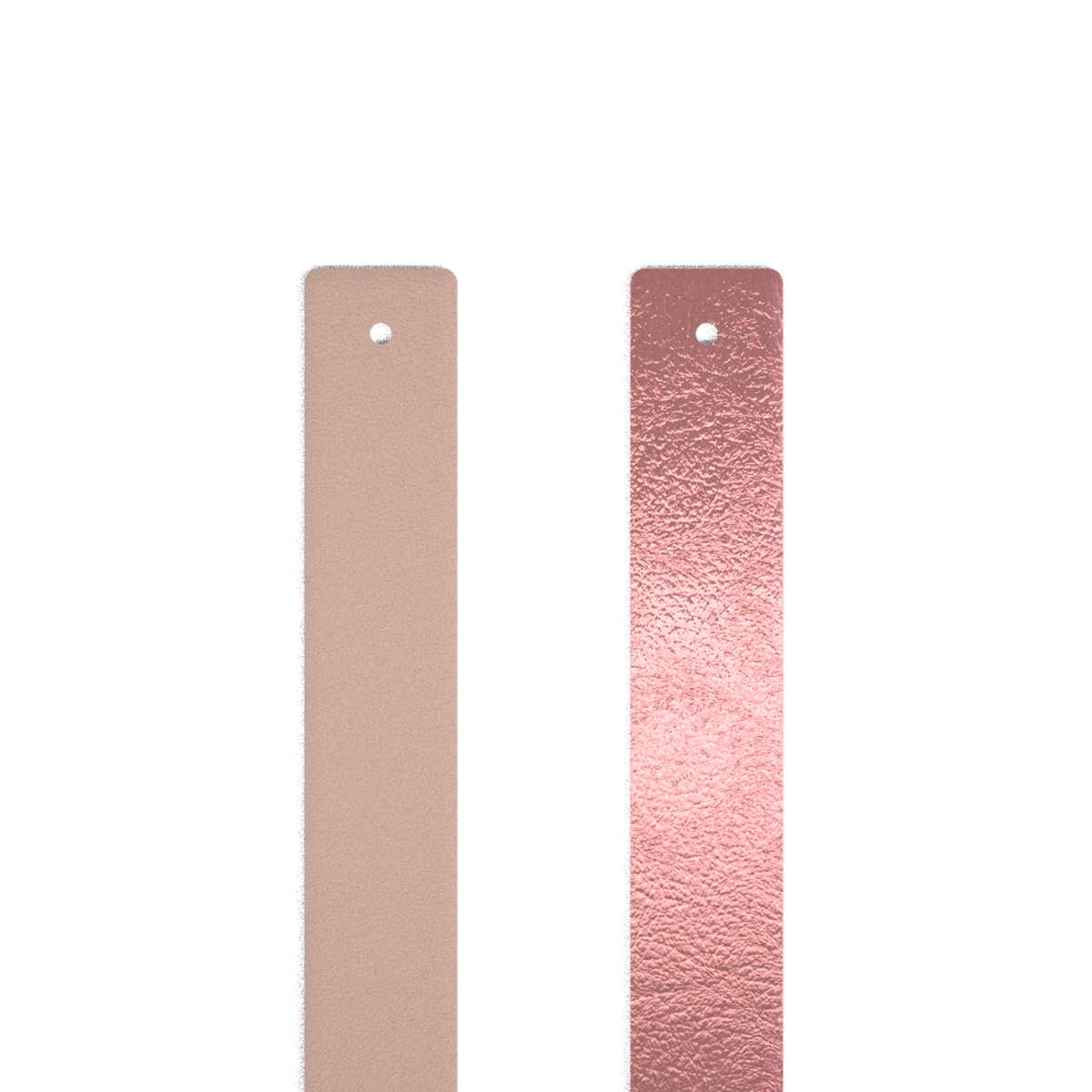 Cuir réversible Jasmin / Rose Métal – Manchette – 14 mm – Les Georgettes