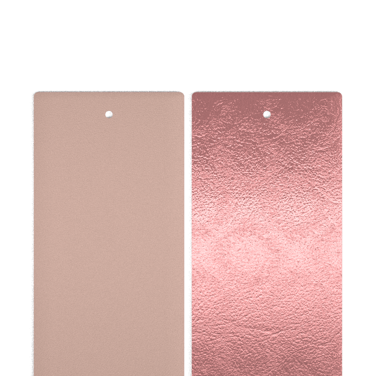 Cuir réversible Jasmin / Rose Métal – Manchette – 40 mm – Les Georgettes