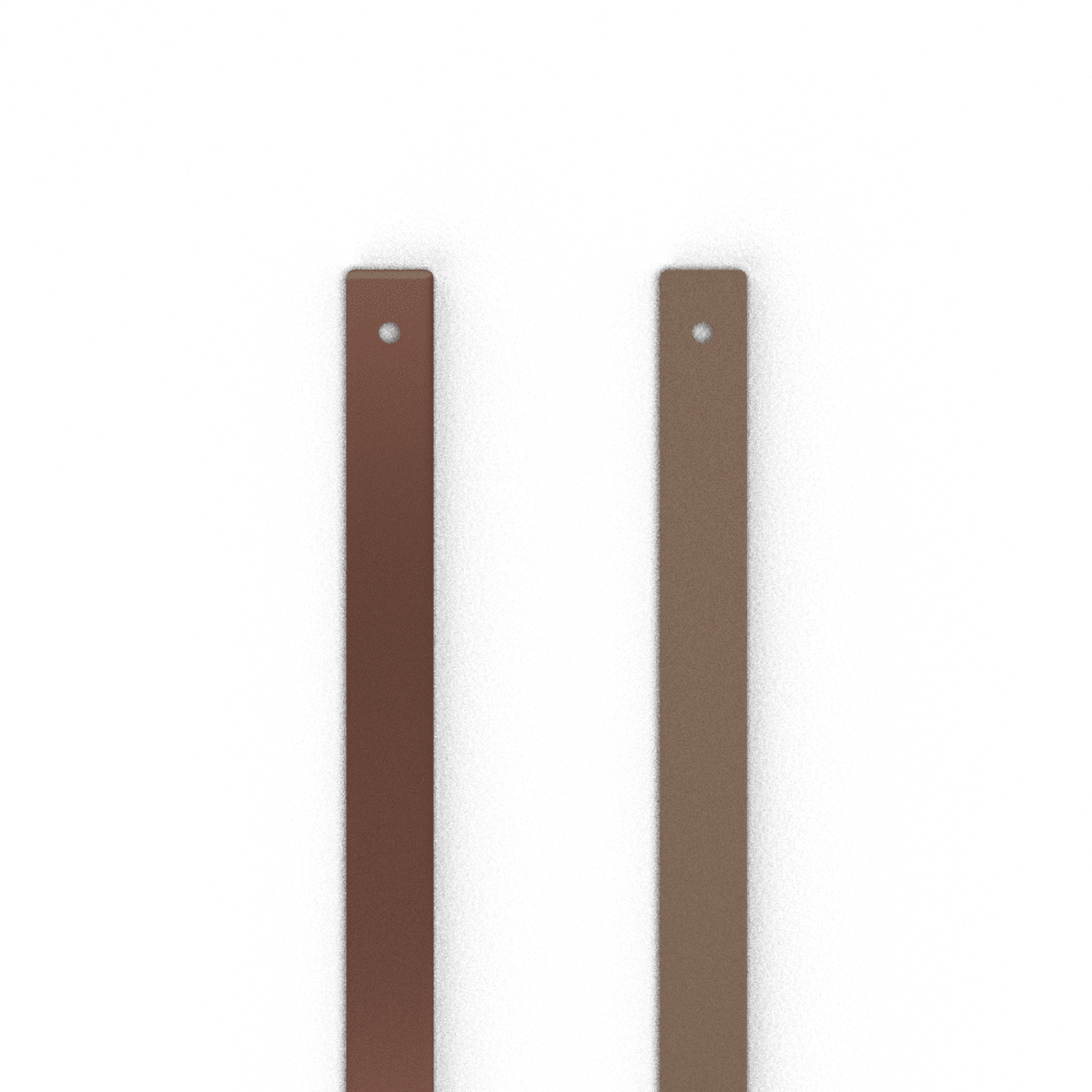 Cuir réversible Marron Glacé / Mocha – Manchette – 8 mm – Les Georgettes